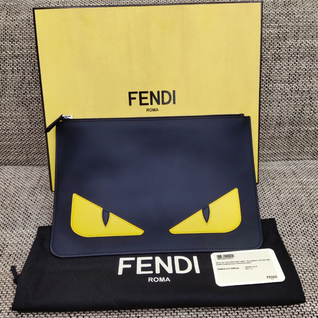 芬迪/fendi 小怪兽黄眼睛手包