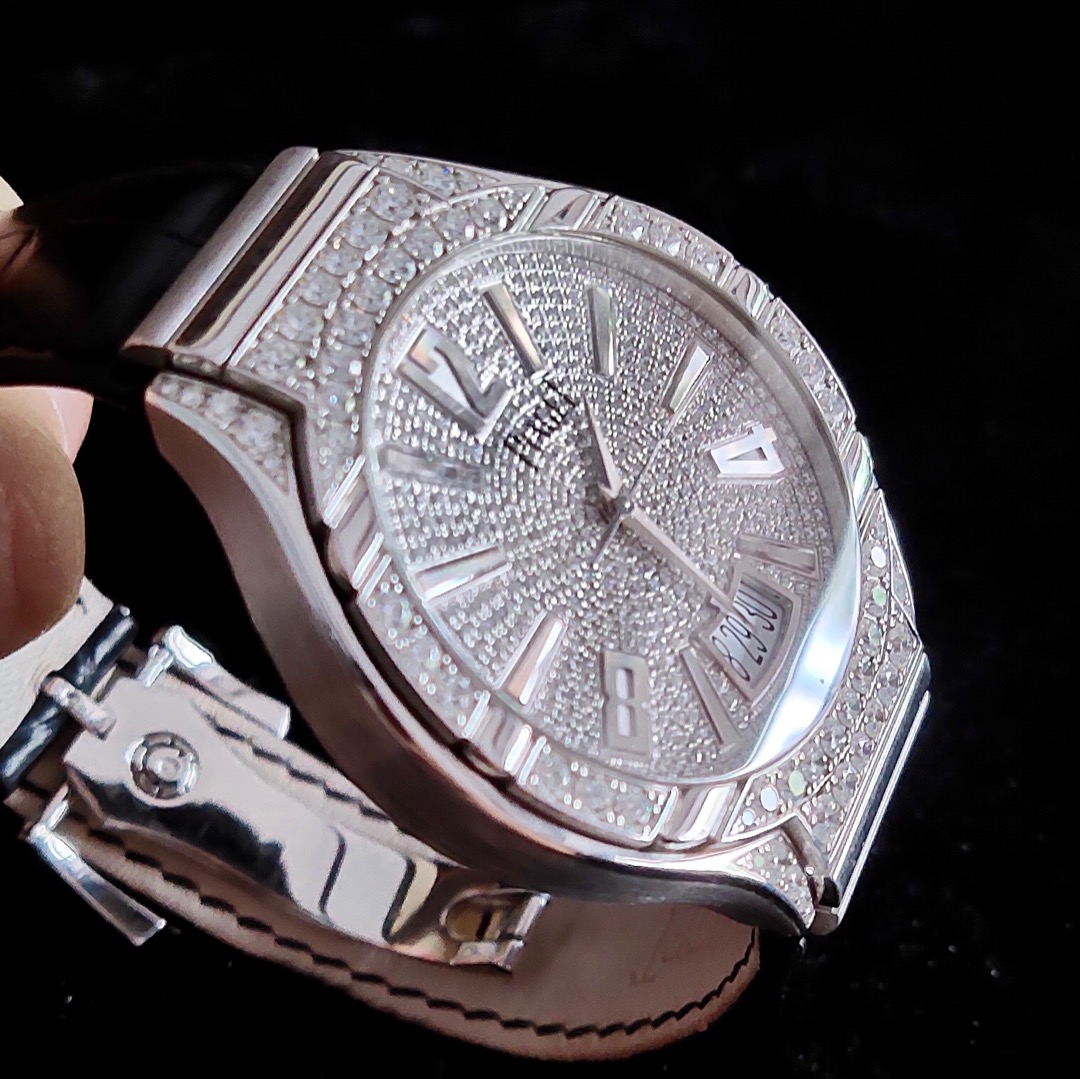 伯爵polo系列18k白金后加满天星95新单表