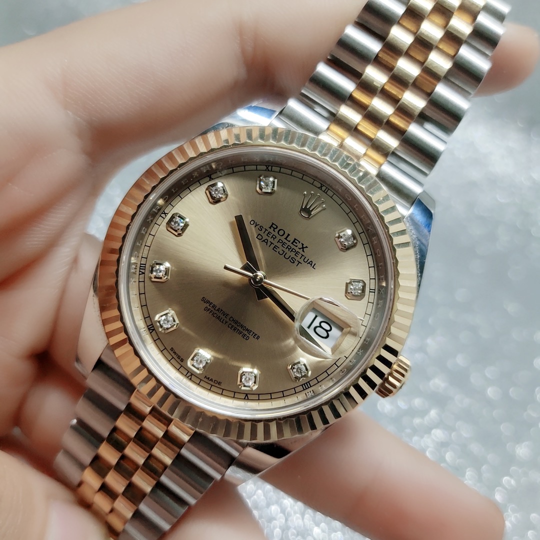 劳力士126333间金表径41mm95新单表