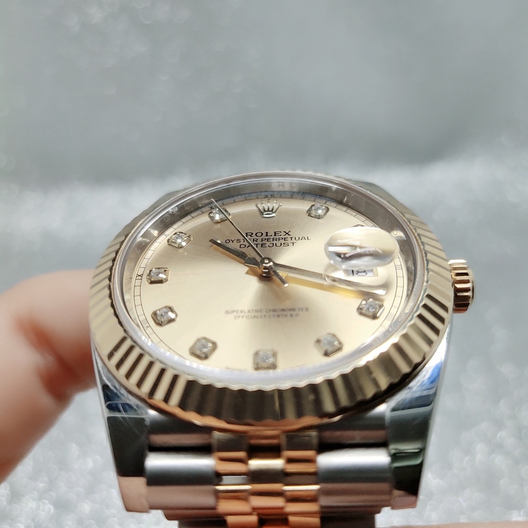 劳力士126333间金表径41mm95新单表