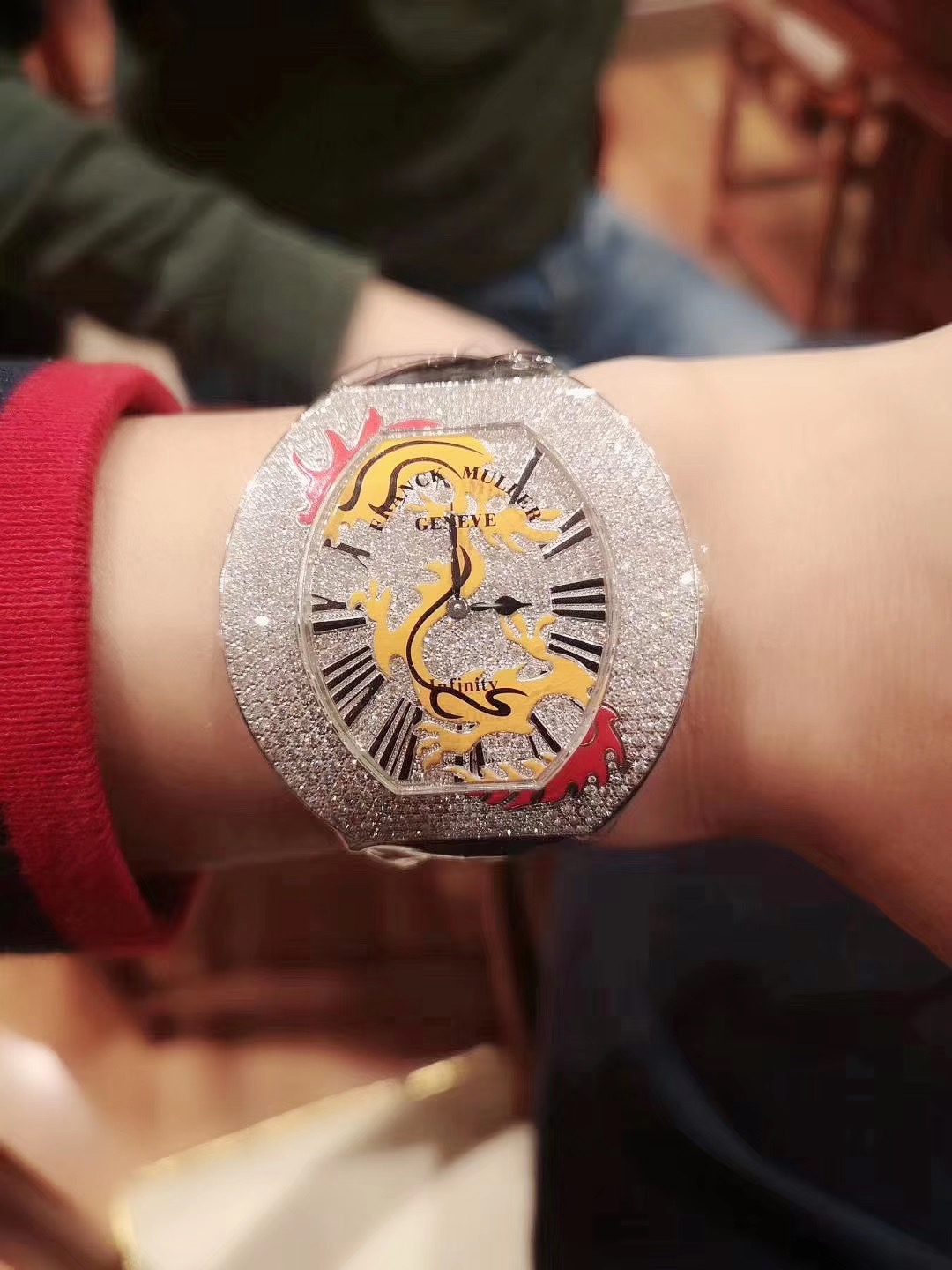 法兰克穆勒3545系列中国龙限量,原镶满天星