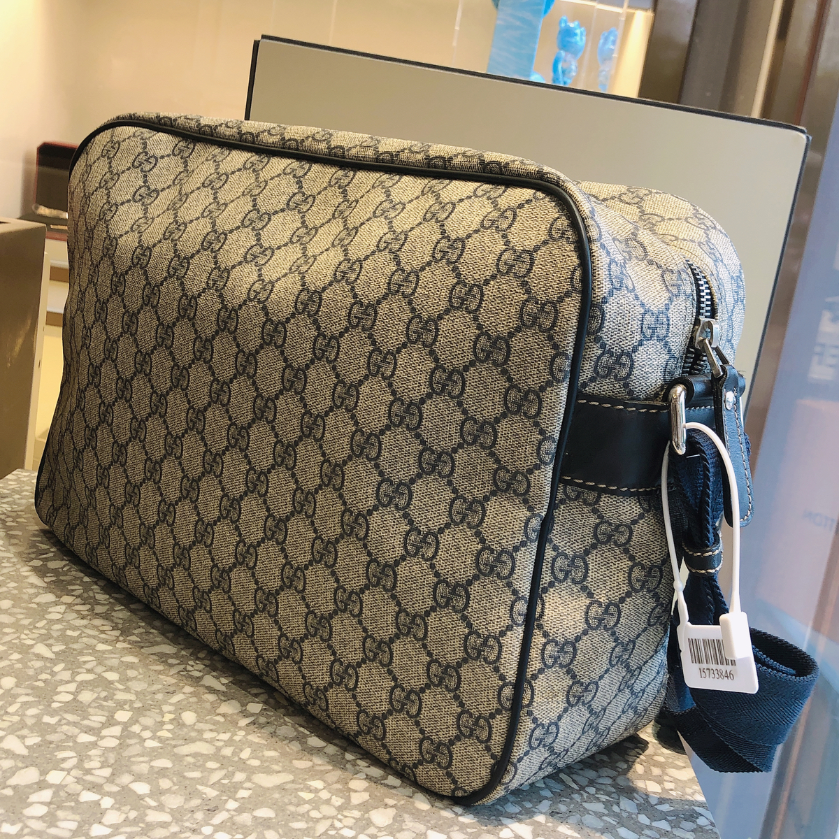 gucci古驰双g帆布包