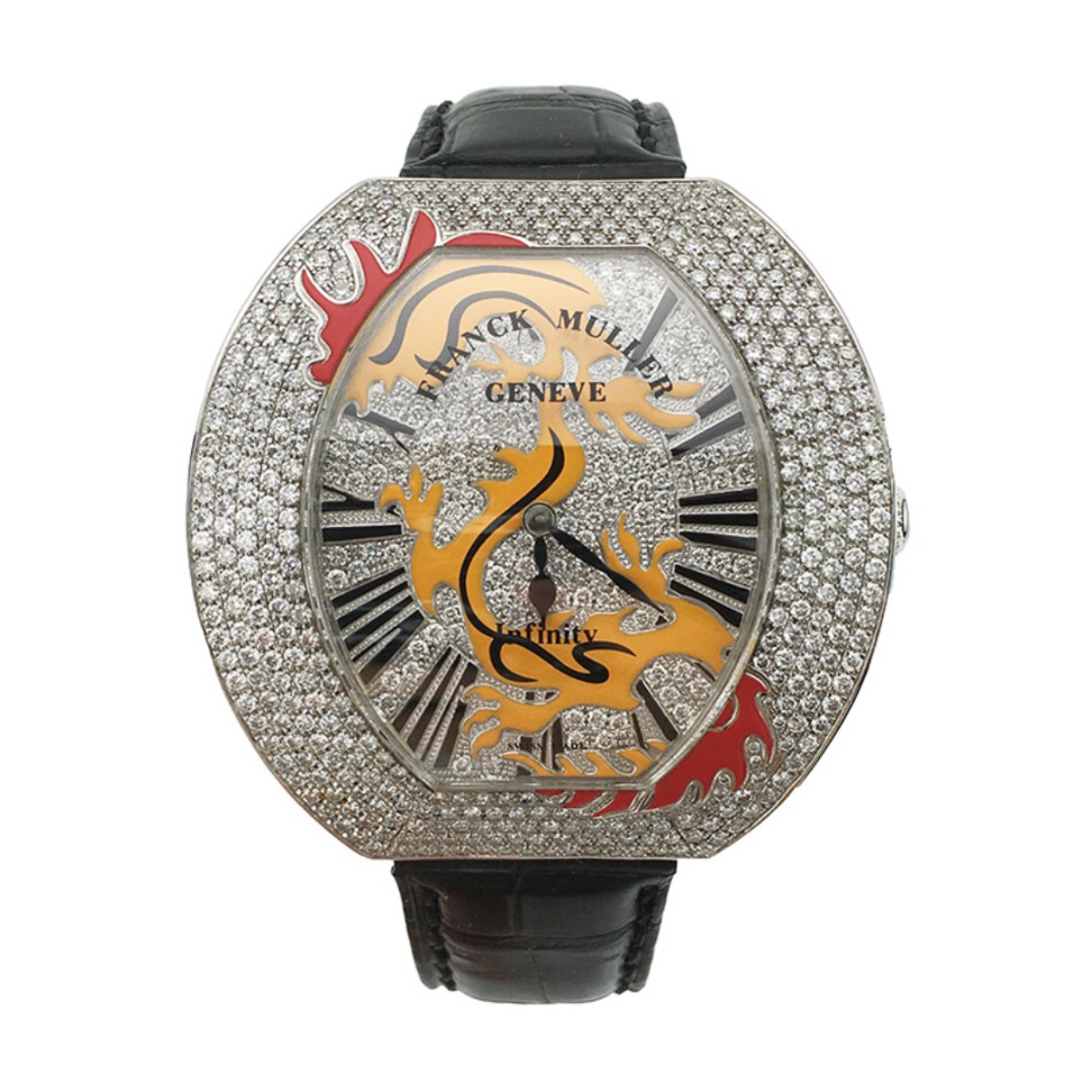 法兰克穆勒中国龙限量款,原镶满天星