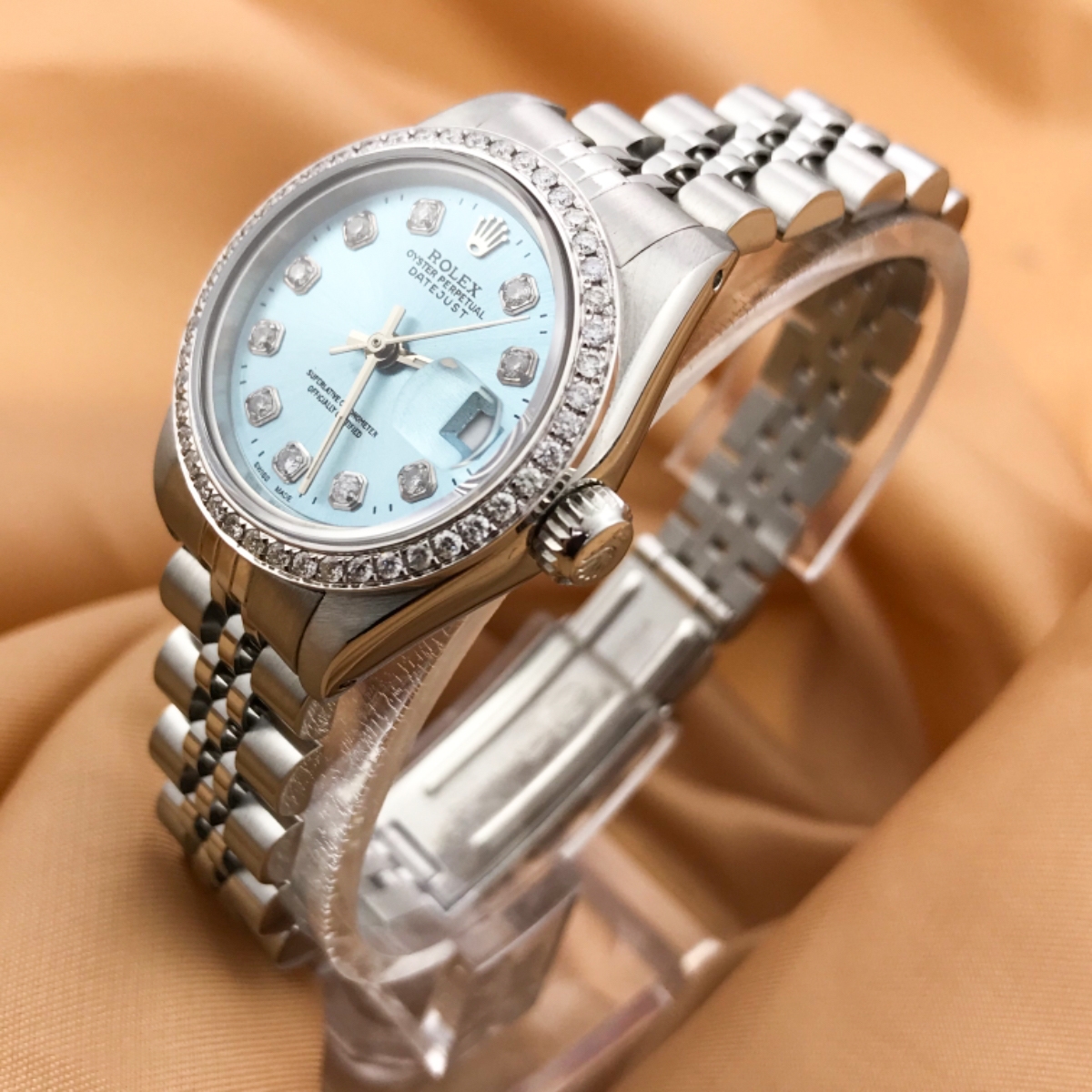 劳力士79174冰蓝面后钻