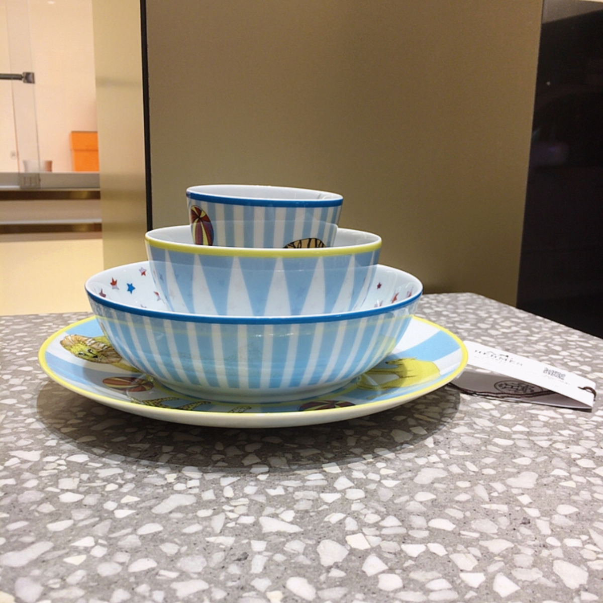 全新hermes爱马仕 马戏团餐具套装_正奢奢侈品运营服务中心