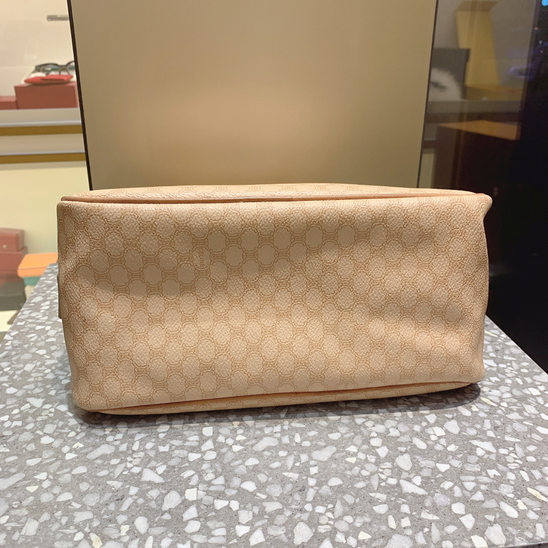 97新赛琳celinelogo网状印花手提包枕头包