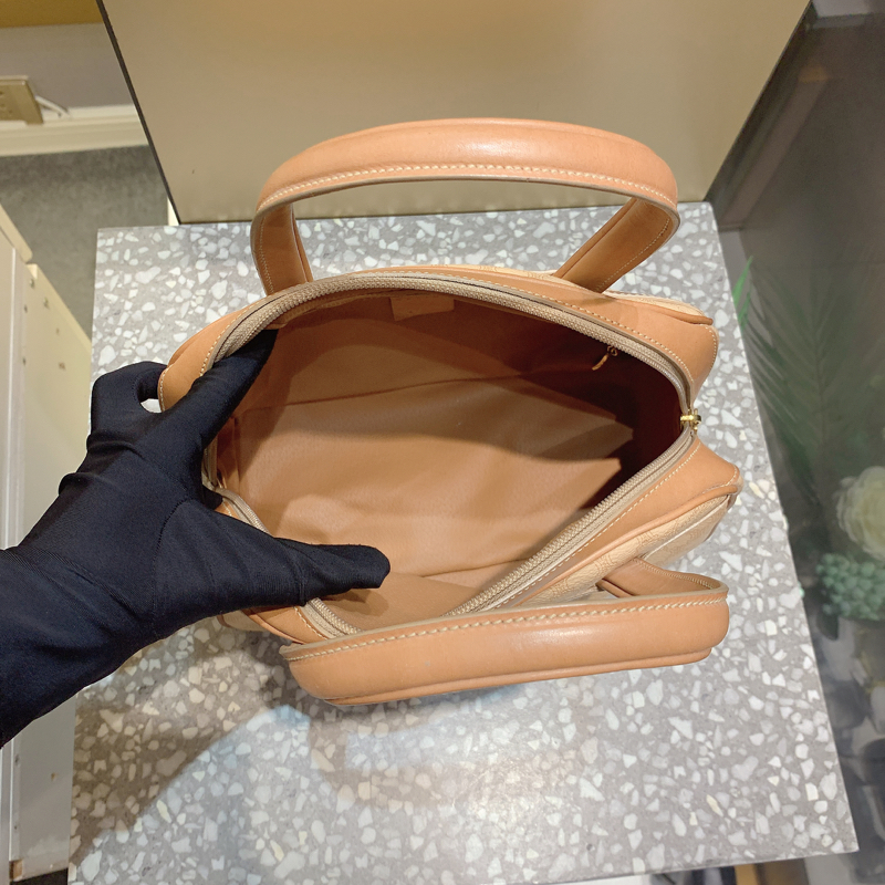 97新赛琳celinelogo网状印花手提包枕头包