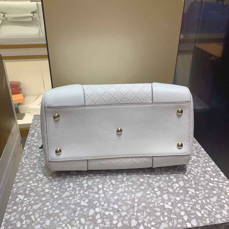 gucci古驰波士顿枕头包经典白色