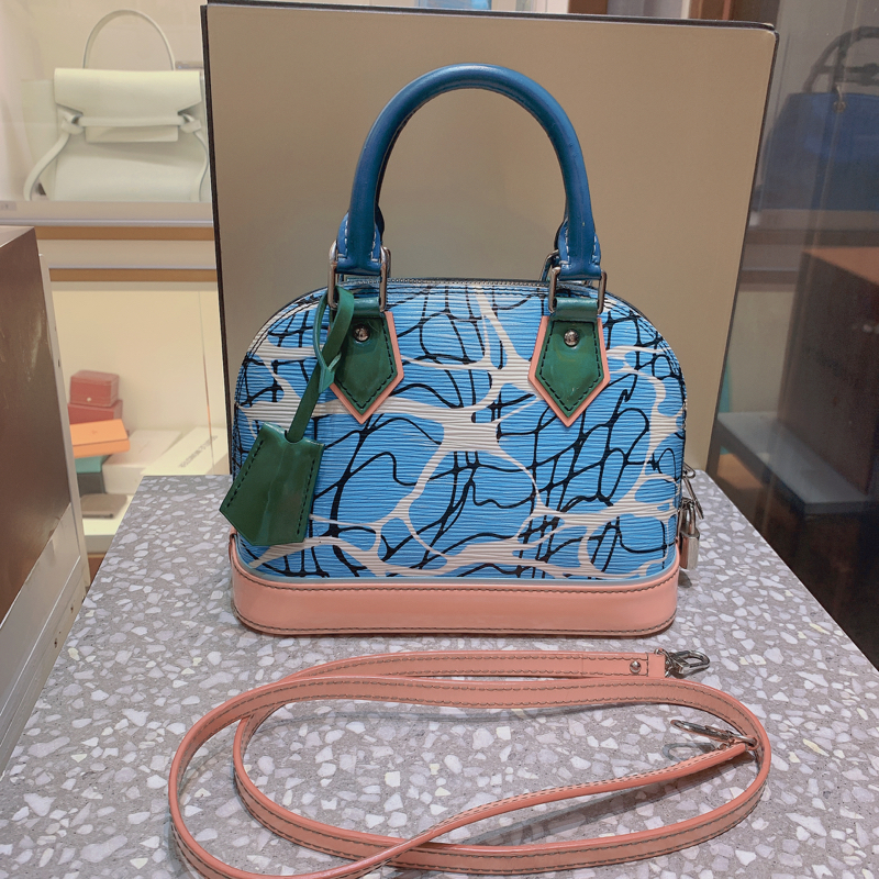 9新 路易威登/lv 水波纹涂鸦贝壳包_正奢奢侈品运营服务中心