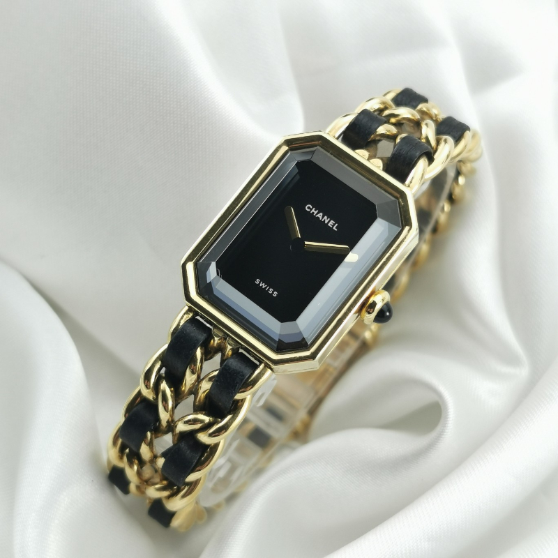 chanel/香奈儿 中古款黑金小方糖m码_正奢奢侈品运营服务中心